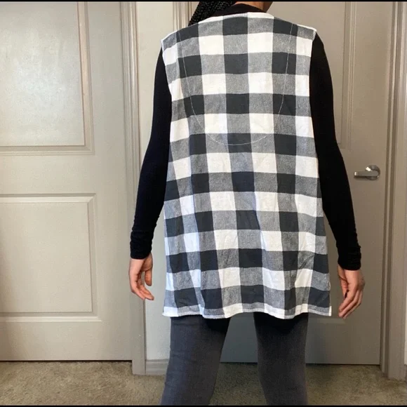 🍂Unisex Checked Vest - Picture 3 of 4